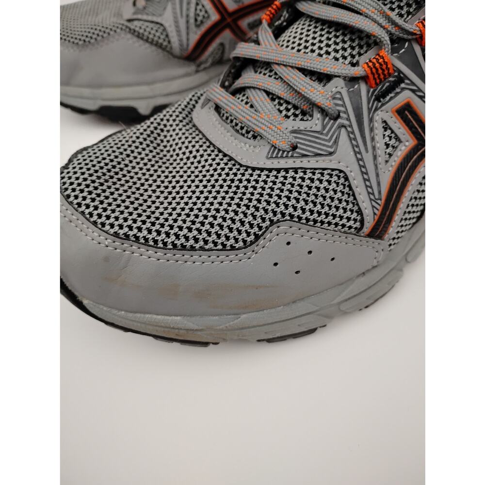 Asics Gel Venture 8 Trail Sheet Rock Habanero Sneakers Size 8 Gray and Orange - Picture 7 of 7